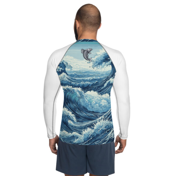 Waves Men's Rash Guard - Image 2