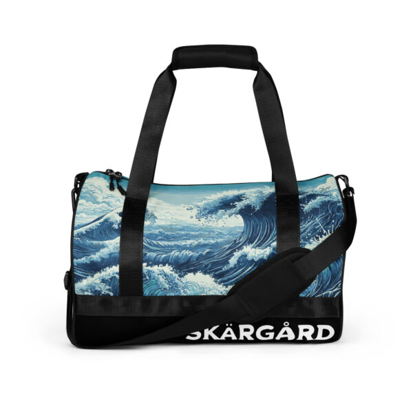 Waves - All-over print gym bag