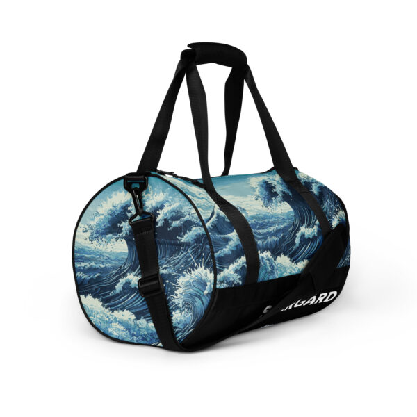 Waves - All-over print gym bag - Image 6