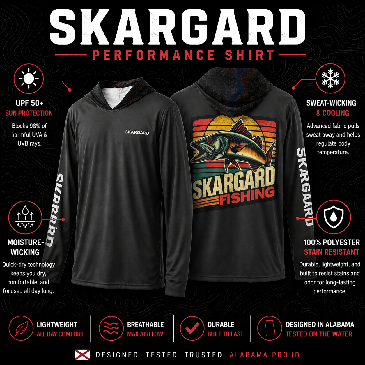 Performance Fishing Hoodie - Barracuda - Image 3