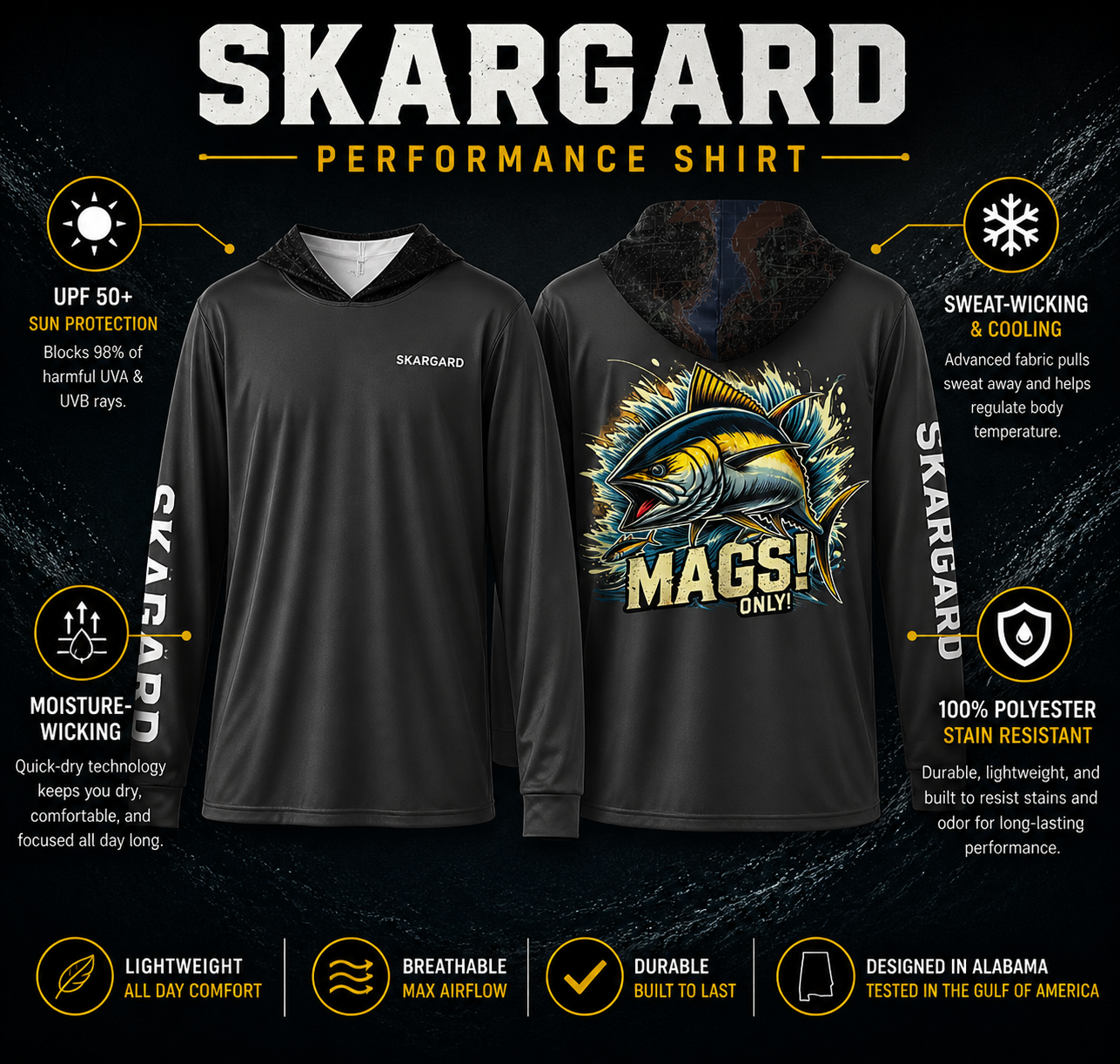 Performance Fishing Hoodie- Mags Only - Image 3